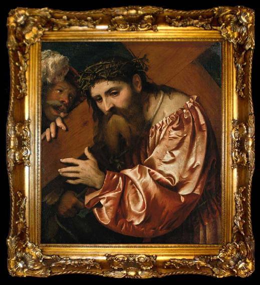framed  Girolamo Romanino Girolamo Romanino Christ Carrying the Cross, ta009-2